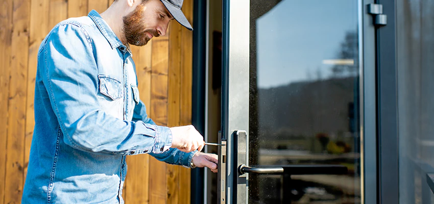 Frameless Glass Storefront Door Locks Replacement in Palos Verdes Estates, CA